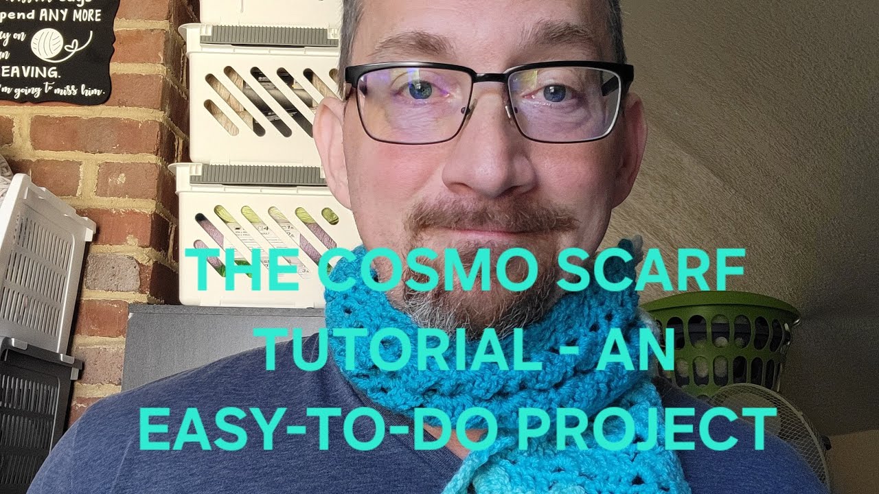 COSMO SCARF TUTORIAL - AN EASY-TO-DO CROCHET PROJECT!