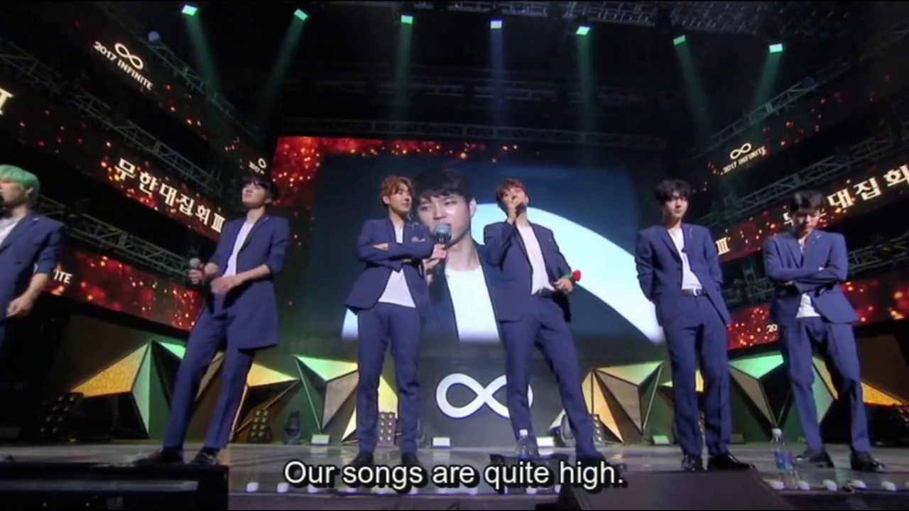 Inspirit singing with Infinite at Infinite Rally 3 (Touching moment)