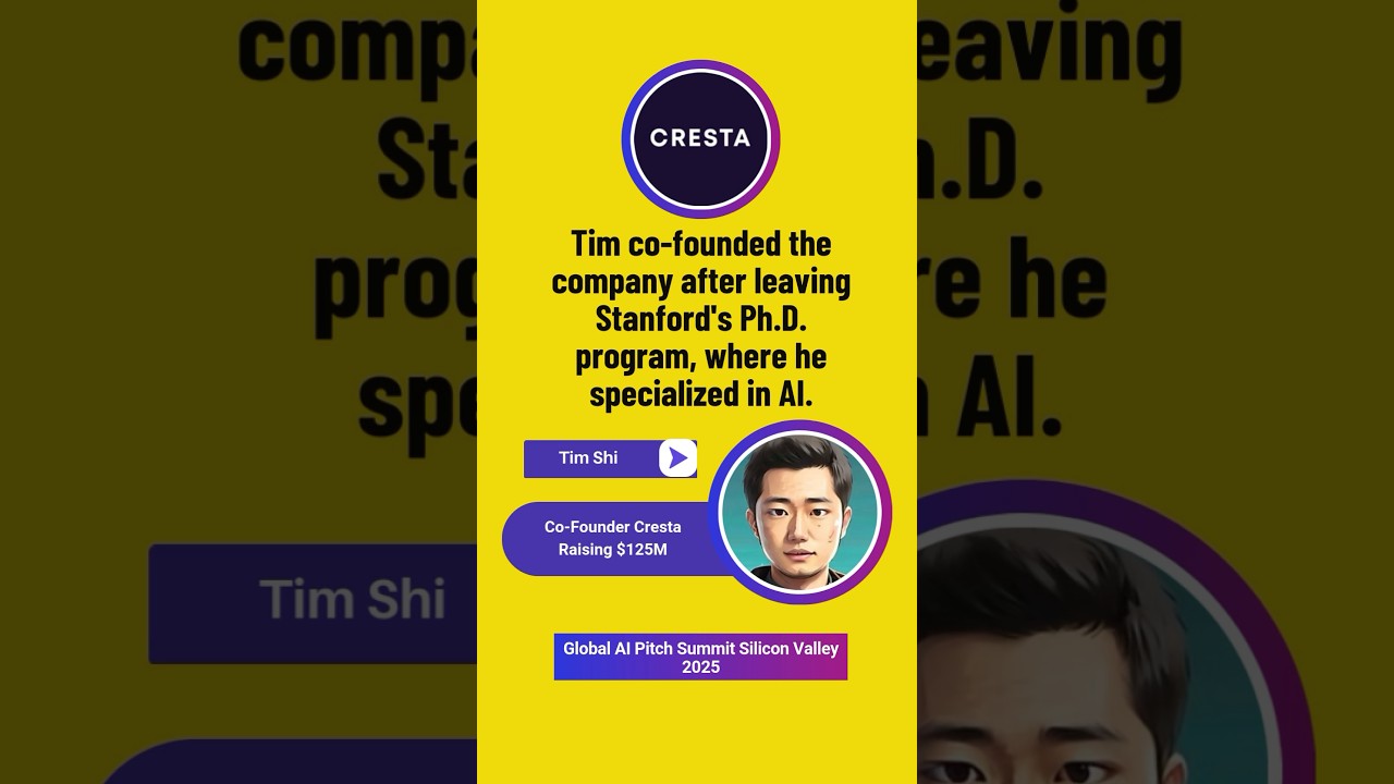 Global AI Pitch Summit Silicon Valley 2025 - Tim Shi
