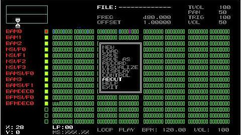 PSPSeq 3.01 tutorial part 9 - CONTROL, ABOUT, HELP menu options