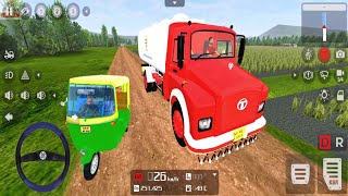 Indian Oil Truck Driving in Bus Simulator Indonesia - #125 Android Gameplay | Indian Lorry Games screenshot 4