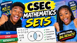 Csec Mathematics: Sets [Venn Diagram] #csecmaths #cxcmaths #jamaica #mathshack #physics #science