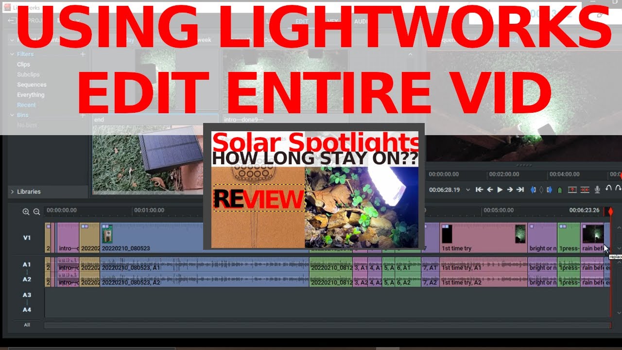 How I edit videos using Lightworks beginners hack YouTube