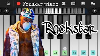 DaBaby - ROCKSTAR ( Cover on piano phone ) By Fouskar screenshot 5