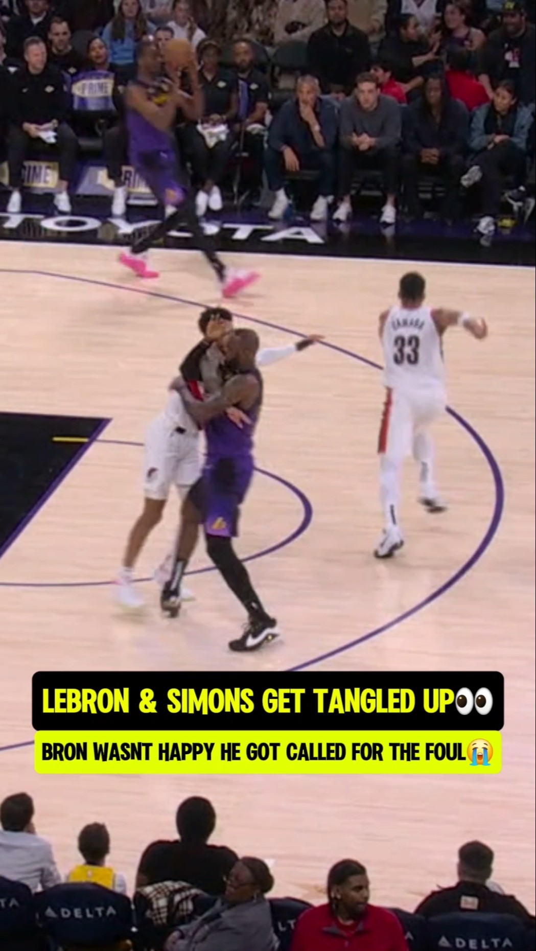 LeBron really lifted bro up?