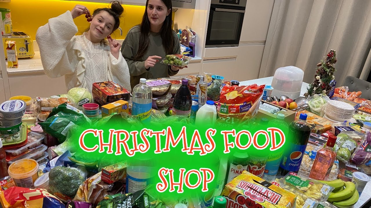 CHRISTMAS FOOD SHOP FOR 20 The Radford Family YouTube