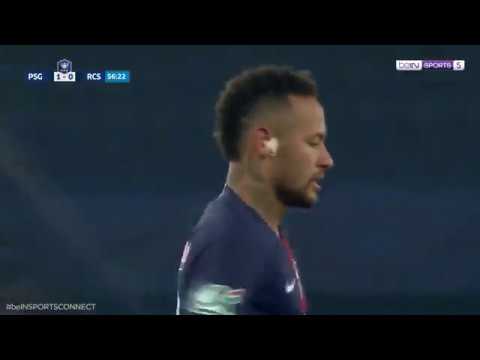 Neymar incredible rainbow flick after being kicked 3 times