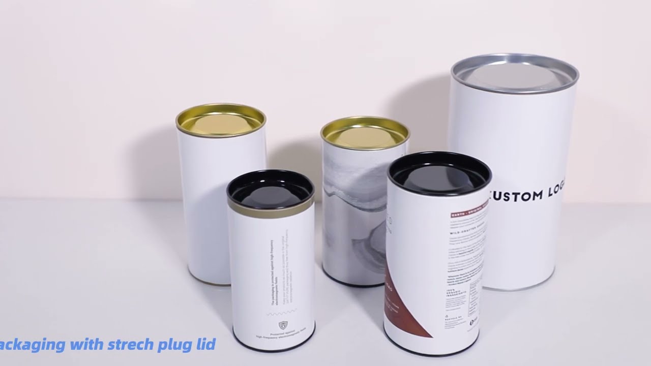 Manual sealed paper tube packaging