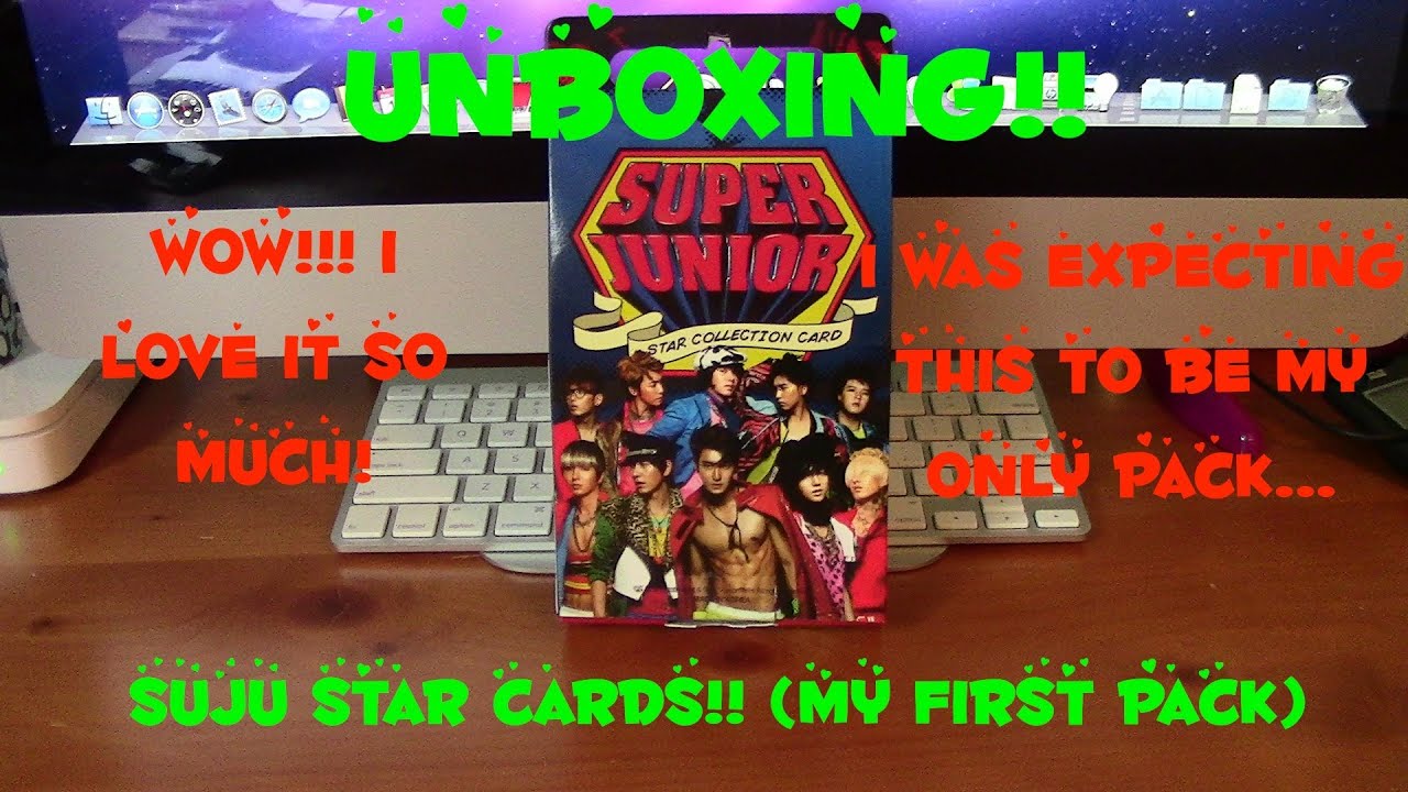 UNBOXING] Super Junior Star Cards (Pack #1) - YouTube