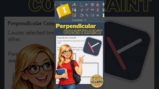 How to use the Perpendicular Constraint #inventor #inventortutorial #autodeskinventor