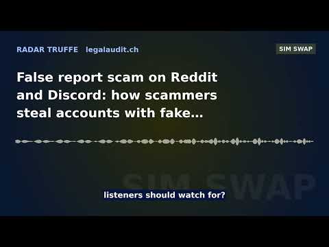 False report scam on Reddit and Discord: how scammers steal accounts with fake reports and verification codes