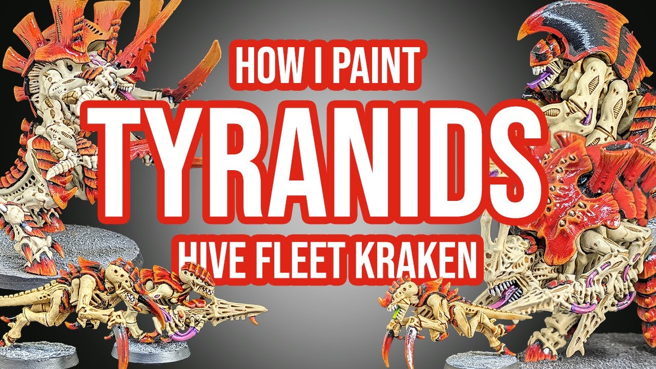 Tutorial: How To Paint Hivefleet Kraken Tyranids From Leviathan – QFVB