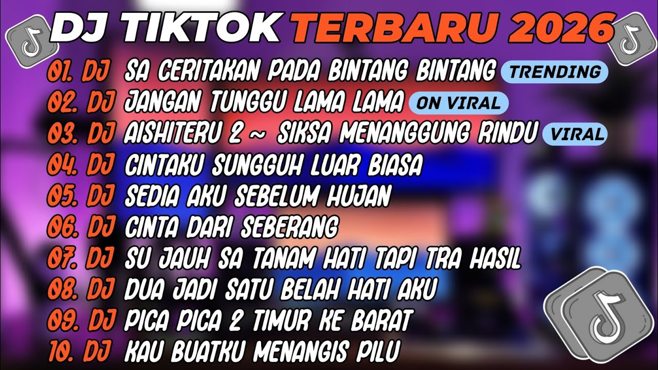 DJ TIKTOK TERBARU 2025🎵DJ SA CERITAKAN PADA BINTANG BINTANG🎵DJ JANGAN TUNGGU LAMA LAMA🎵FULL ALBUM