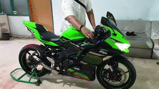 TEST SOUND GEBER ZX25R PERTAMA DI NTT PAKE KNALPOT CUSTOM SC PROJECT BY DD EXHAUST...!!!