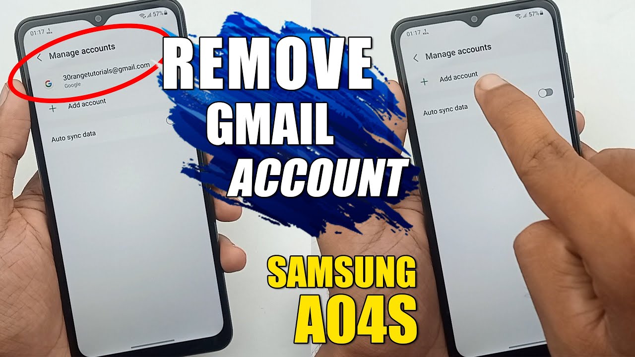 how-to-remove-gmail-account-in-mobile-samsung-galaxy-a04s-youtube