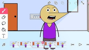 how to make animated videos like angry prash #angryprash #howtodraw #flipaclip