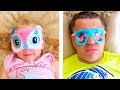 Настя и папа в парке Свинки Пеппы и Маши / Nastya and papa fun play at the theme park of Peppa toy