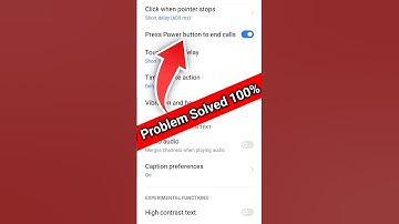 How to disable power button to end calls Power button click call cut problem | Call disconnect
