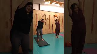 Ball Yoga At  Suraksha Yoga Studio In Chintamani By Saurabh yogaeverydamnday healthylifestyle fun