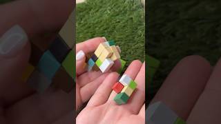 Building a little flower… one magnetic block at a time #pixio #kids #diymodel #cube #cute #magnetic