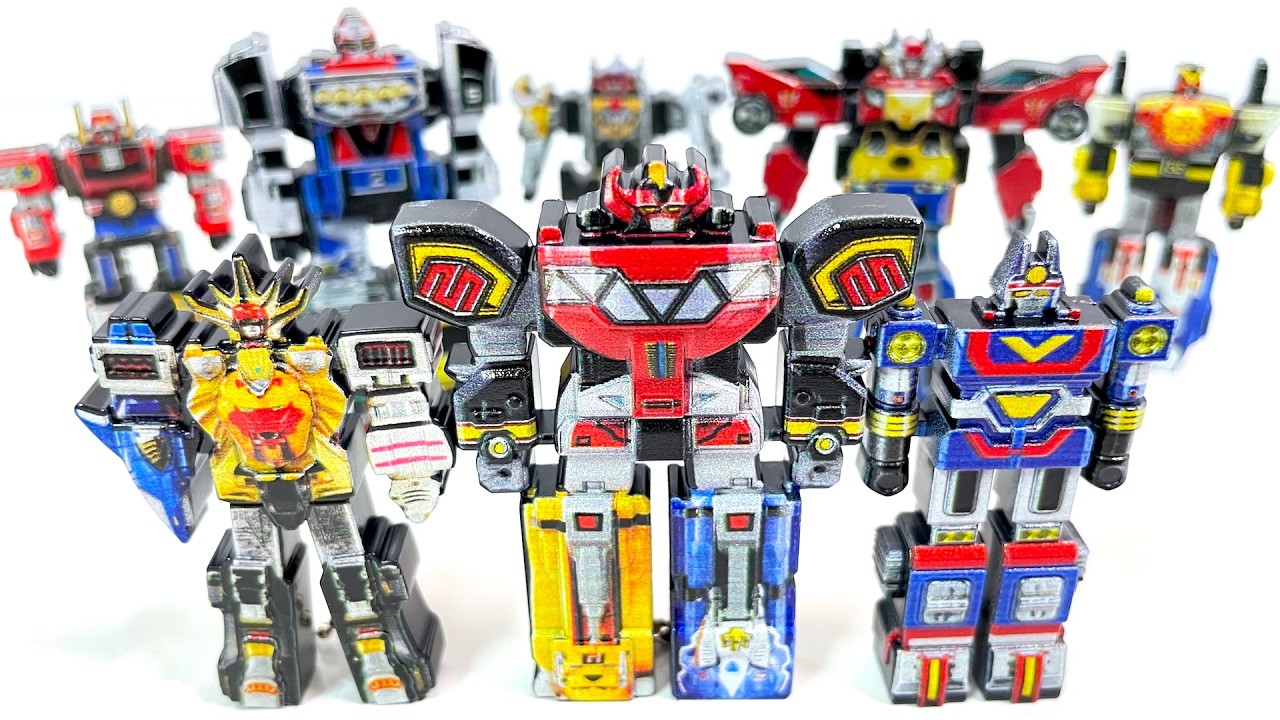 Power Rangers DX Robo Charm & Choco Boro 