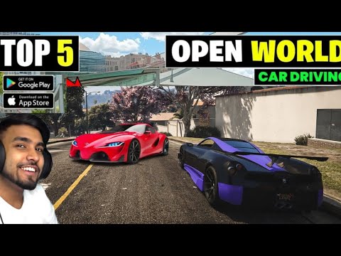 top 5 open world games for Android// tecno gamerz //car games //open world games 🌎