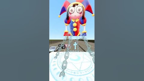 Kuchisake Onna And Pomni Chasing On Road Nextbot Gmod