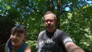 Mclane Creek Nature Trail, Forest path, flowing creek waters