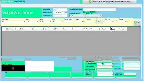 Inventory Management System With Accounts in VB.Net