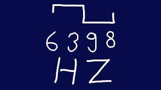 6398 hz square