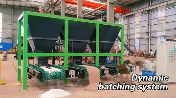 Dynamic batching system.for feeding raw materials used in NPK BIO fertilizer production line.