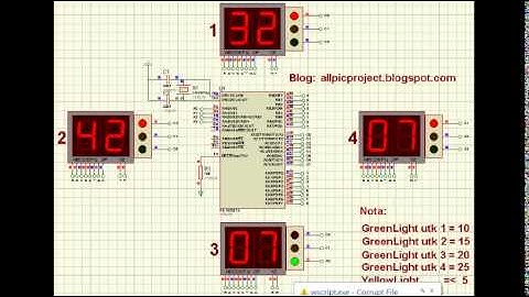 Traffic Light with Counter Simulation