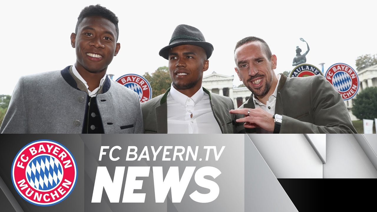 Bayern in Good Spirits at the Oktoberfest