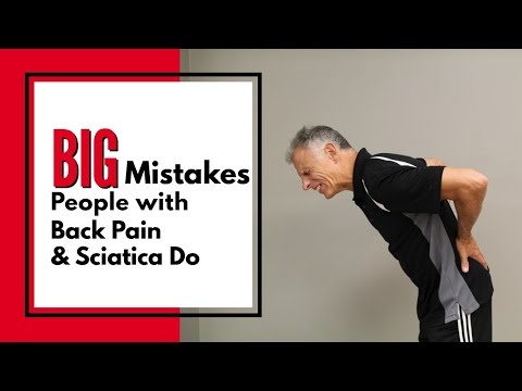 Back Pain & Sciatica- 2 Biggest MISTAKES People Do + BEST Alternatives