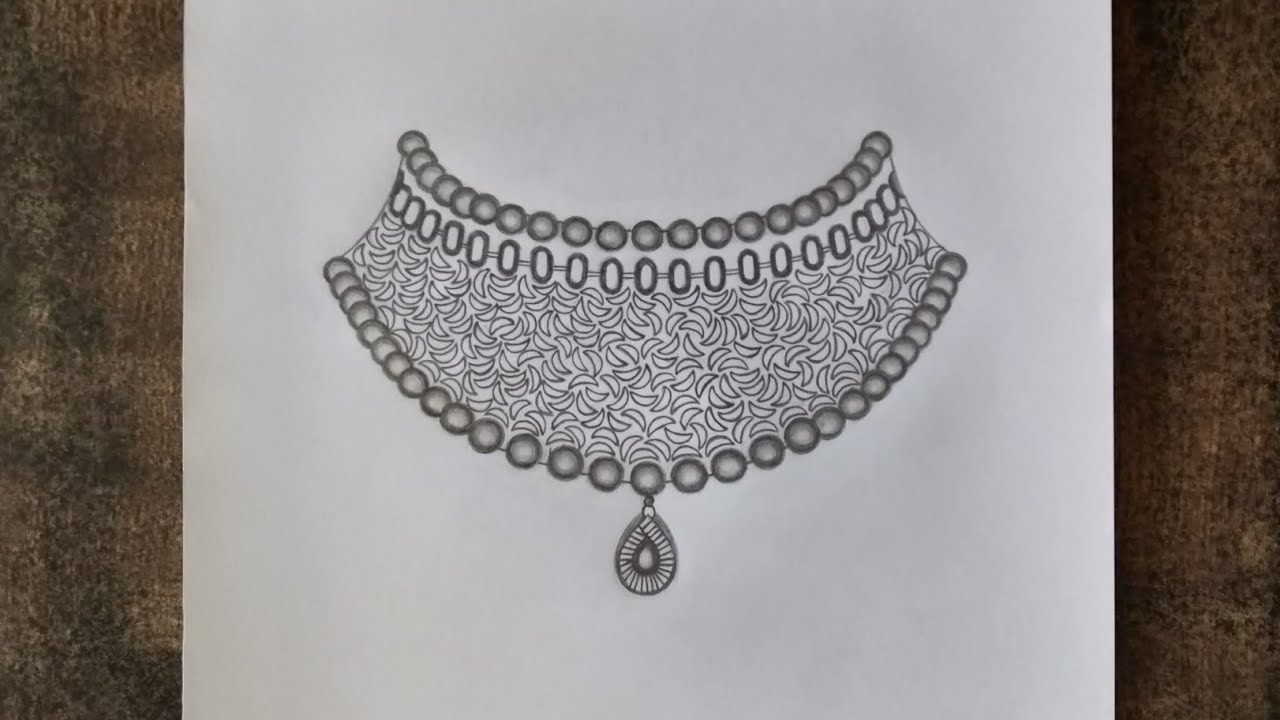 Gold and diamond necklace consept | Art jewelry design, Jewellery design  sketches, Jewelry design drawing