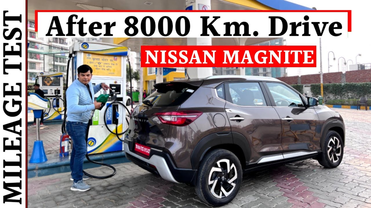 Nissan Magnite Mileage Test after 8000 KM Drive POW YouTube