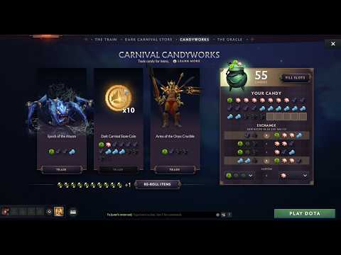 DOTA 2 - THE LAST REROLLS! CARNIVAL CANDYWORKS!