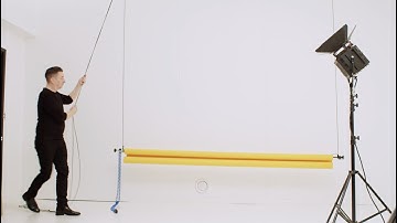 Backdrop hanging system by Marco Melander / Stacker Original