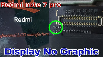 Redmi note 7 pro display no graphic// Redmi note 7 display light problem// Redmi note 7 pro display