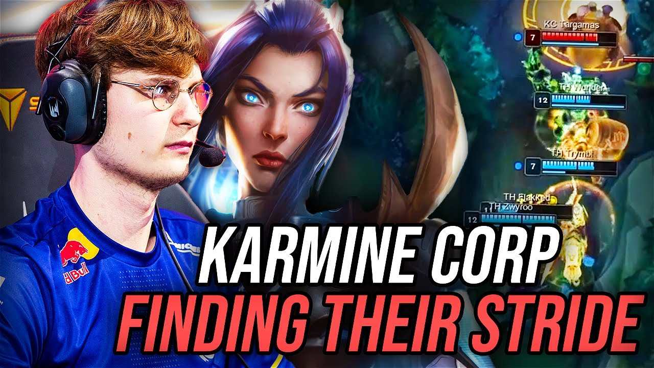KARMINE CORP CONTINUE THEIR JOURNEY TO PLAYOFFS - TH vs KC | LEC 2024 ...