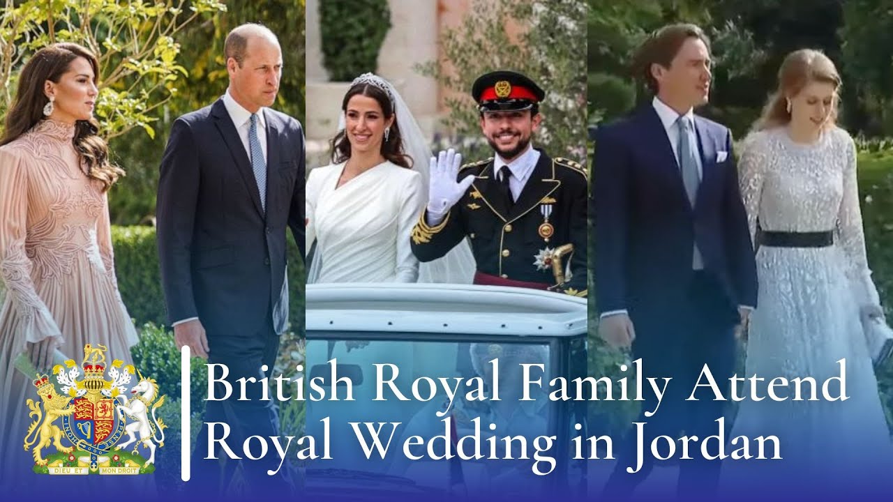 British Royal Family Attend Royal Wedding in Jordan YouTube