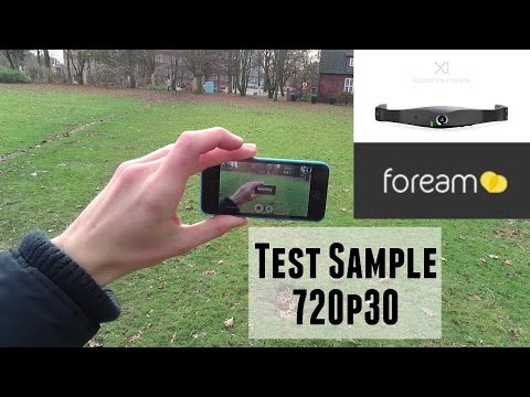 Foream X1 Action Cam - 720p30 Test Sample #3