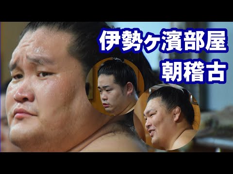 【注目!!照ノ富士】伊勢ケ濱部屋朝稽古