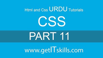HTML and CSS in urdu / hindi, Tutorial 11 | Introducing CSS
