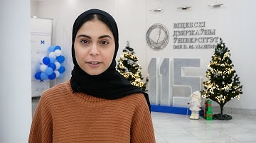 Студентка ВГУ из Пакистана Харим Акрам о белорусском образовании и обучении в университете (ENG)