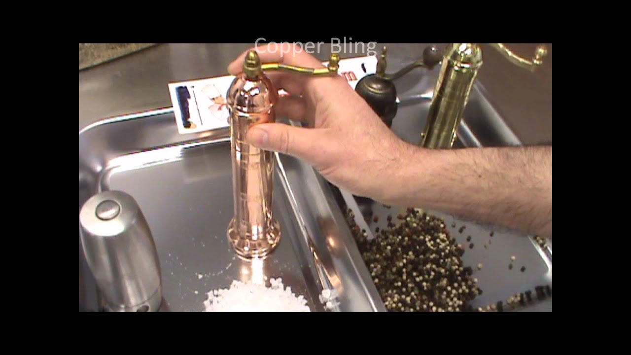 Atlas Brass Mill- 8 inch Pepper Grinder