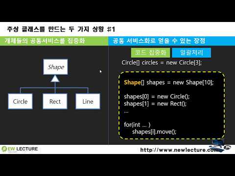 자바 객체지향 강의 22강 - 코드 집중화와 추상화
