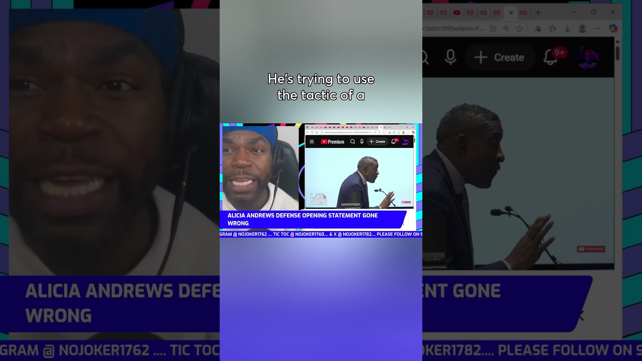 ВСТУПИТЕЛЬНОЕ ЗАЯВЛЕНИЕ Защиты АЛИЦИИ ЭНДРЮС ПОШЛО НЕ ТАК / ОН ДЕЛАЕТ ВСЕ, ЧТО МОЖЕТ!