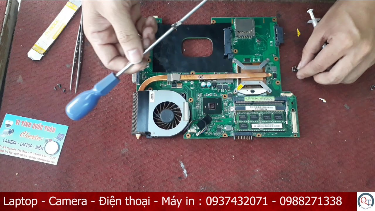LAPTOP: Hướng dẫn tháo lắp Laptop Asus A42F