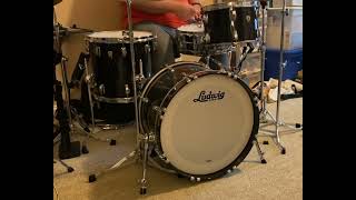 1970S Ludwig Lm400 Supraphonic Snare Drum With Canopus Vintage Wires